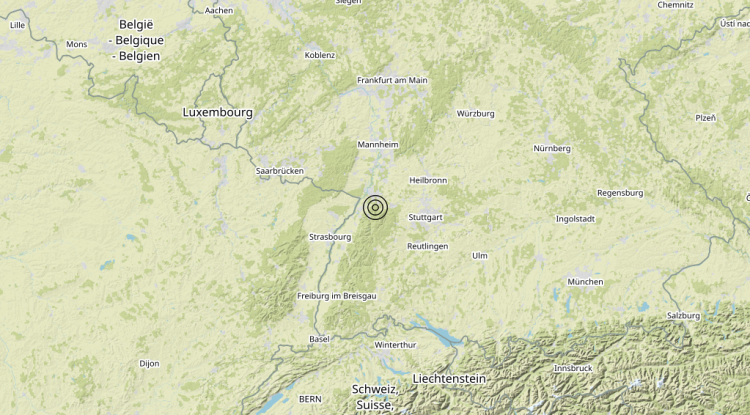 Terremoto Germany – Magnitudo 4.0