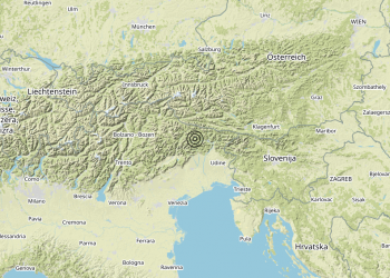 Terremoto 4 km W Tramonti di Sopra (PN) – Magnitudo 3.2
