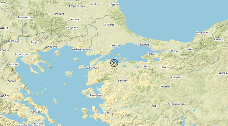 Terremoto Turkey – Magnitudo 4.8