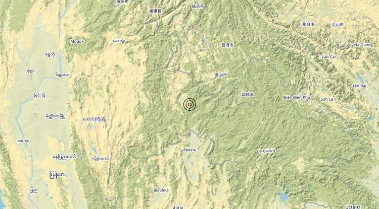 Terremoto Myanmar [Land] – Magnitudo 5.7