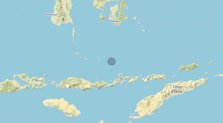 Terremoto Indonesia [Sea] – Magnitudo 5.5