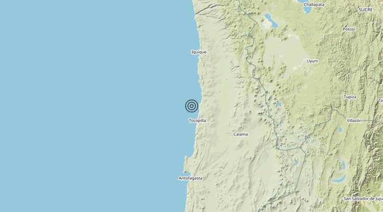 Terremoto Chile (Peruvian point of view) [Sea] – Magnitudo 6.2