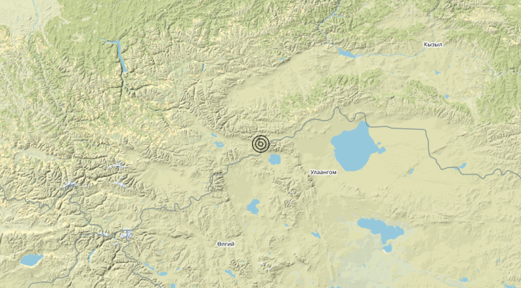 Terremoto Mongolia [Land] – Magnitudo 5.7