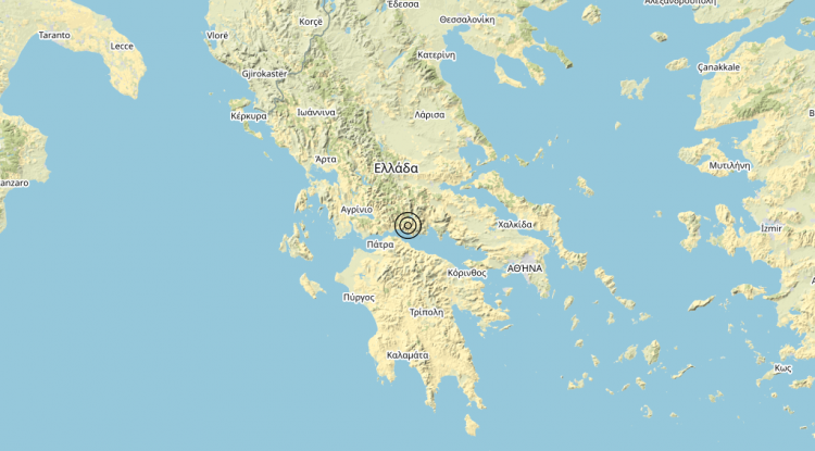Terremoto Greece [Sea] – Magnitudo 4.8