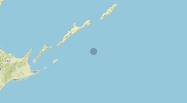 Terremoto Conflict zone Japan/Russia [Sea] – Magnitudo 5.6
