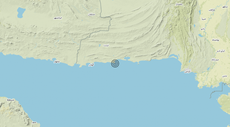 Terremoto Southwestern Pakistan [Sea: Pakistan] – Magnitudo 5.6