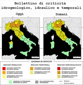Bollettino di allerta meteo del 18/08/2022