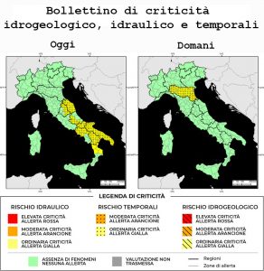 Bollettino di allerta meteo del 29/08/2022