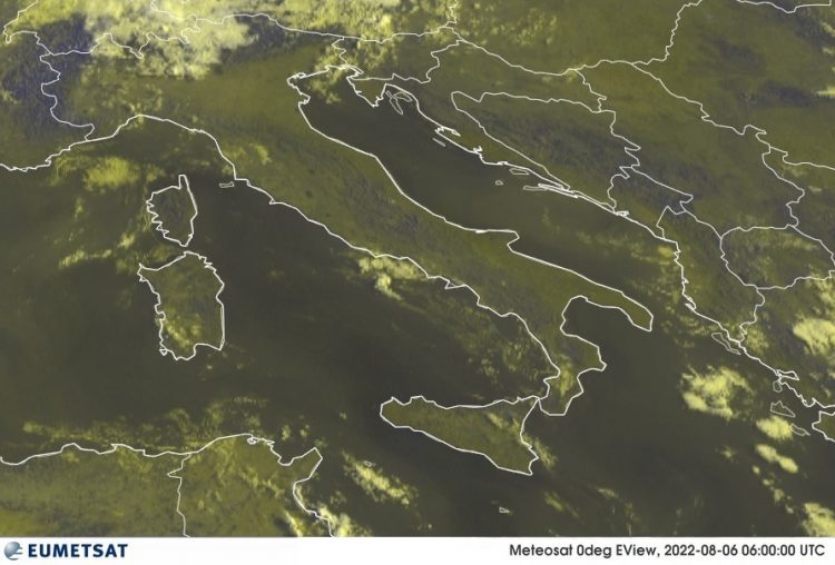 METEO AM, previsioni del tempo in Italia per il giorno 06/08/2022