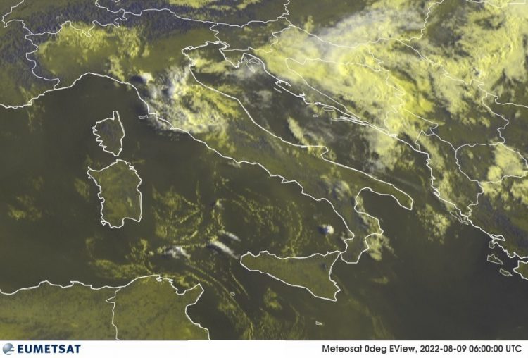 METEO AM, previsioni del tempo in Italia per il giorno 09/08/2022