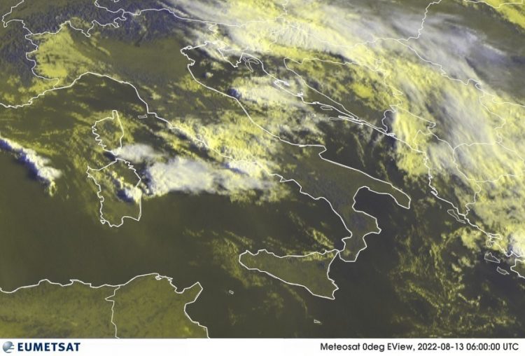 METEO AM, previsioni del tempo in Italia per il giorno 13/08/2022