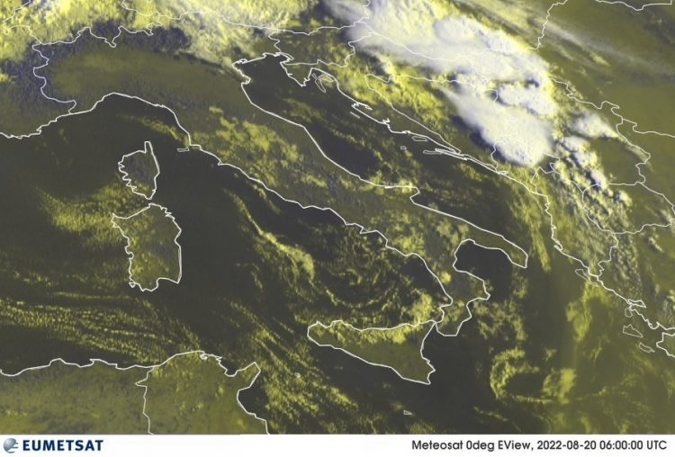 METEO AM, previsioni del tempo in Italia per il giorno 20/08/2022