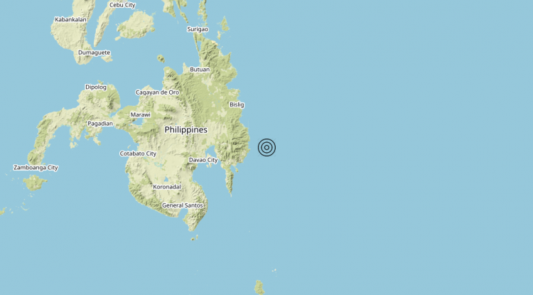 Terremoto Philippines [Sea] – Magnitudo 5.6