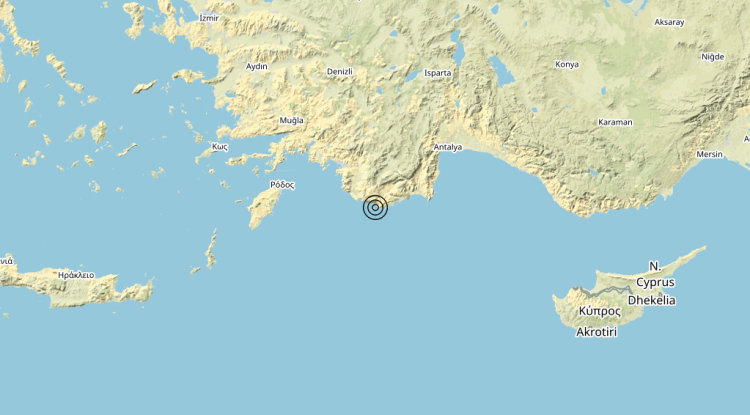 Terremoto Greece [Sea] – Magnitudo 4.7