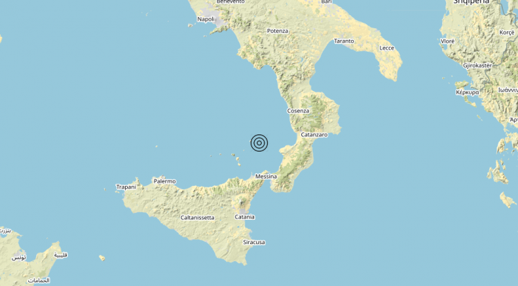 Terremoto Tirreno Meridionale (MARE) – Magnitudo 3.0