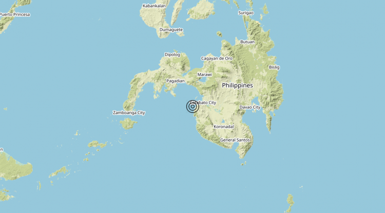 Terremoto Philippines [Sea] – Magnitudo 6.0