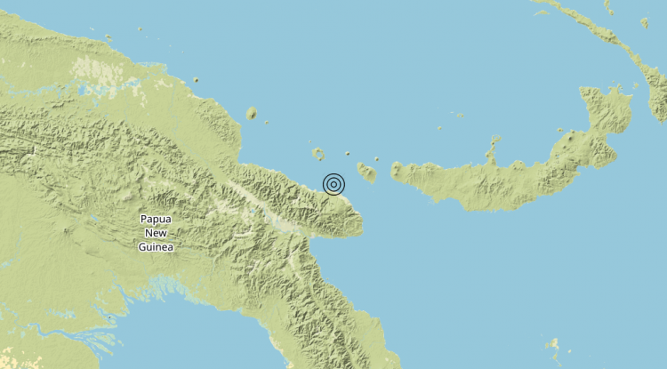Terremoto Papua New Guinea [Land] – Magnitudo 5.9