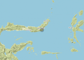 Terremoto Minahassa Peninsula, Sulawesi, Indonesia [Sea: Indonesia] – Magnitudo 5.5