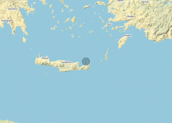 Terremoto Crete, Greece [Sea: Greece] – Magnitudo 4.5