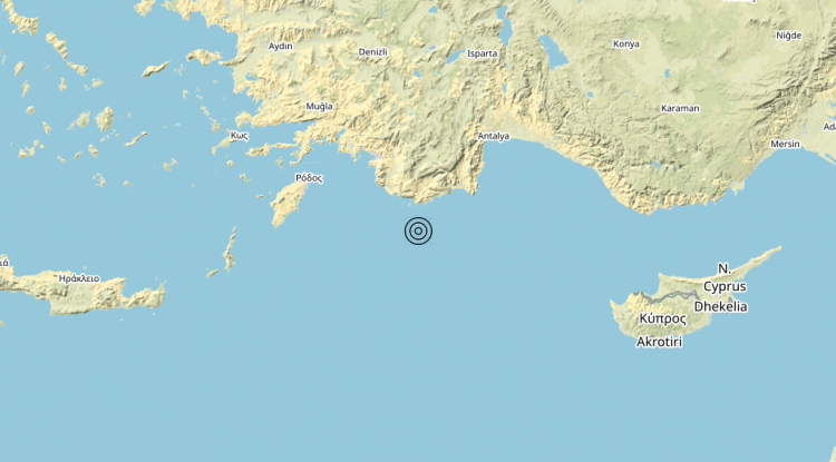 Terremoto Greece [Sea] – Magnitudo 4.6
