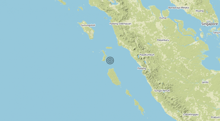 Terremoto Southern Sumatera, Indonesia [Sea: Indonesia] – Magnitudo 5.9