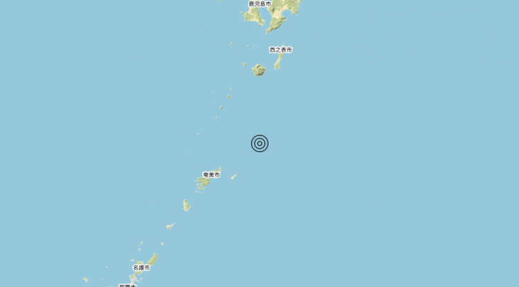 Terremoto Ryukyu Islands, Japan [Sea: Japan] – Magnitudo 5.7