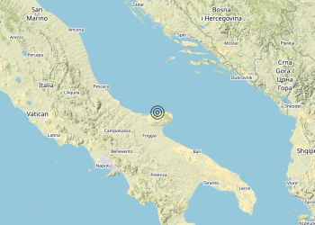 Terremoto 2 km SE Cagnano Varano (FG) – Magnitudo 3.0