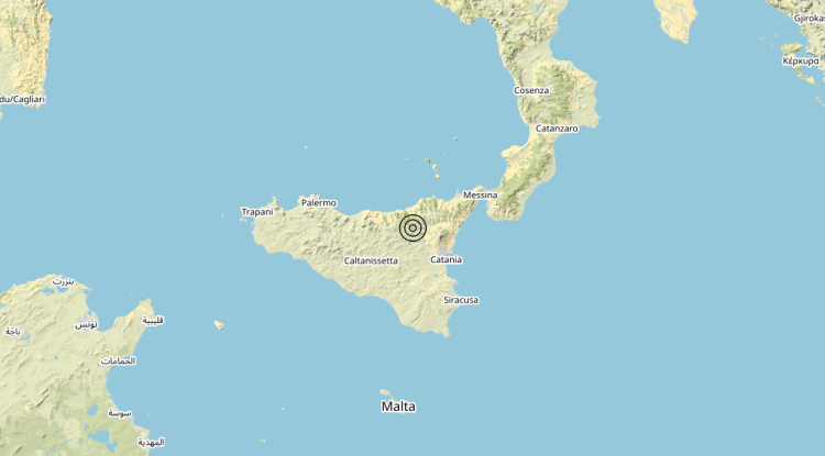 Terremoto 7 km N Regalbuto (EN) – Magnitudo 3.2
