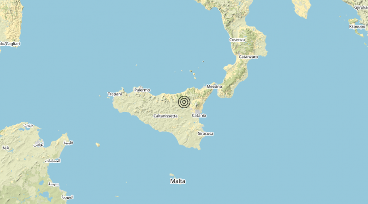 Terremoto 6 km N Regalbuto (EN) – Magnitudo 3.1