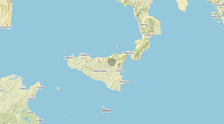 Terremoto 11 km NE Regalbuto (EN) – Magnitudo 3.0