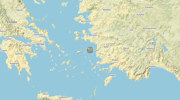 Terremoto Dodecanese Islands, Greece [Sea: Greece] – Magnitudo 5.1