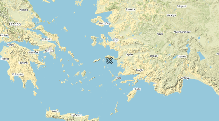 Terremoto Dodecanese Islands, Greece [Sea: Greece] – Magnitudo 5.5