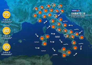 Meteo di domani, previsioni