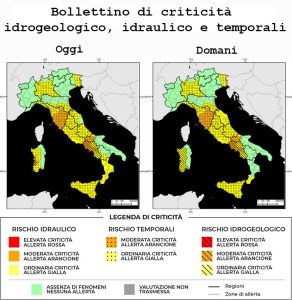Bollettino di allerta meteo del 29/09/2022