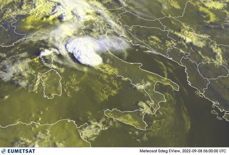 METEO AM, previsioni del tempo in Italia per il giorno 08/09/2022