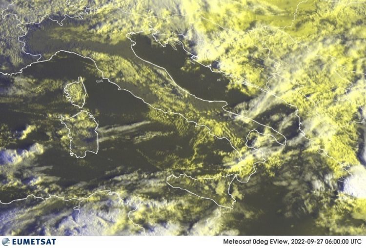 METEO AM, previsioni del tempo in Italia per il giorno 27/09/2022