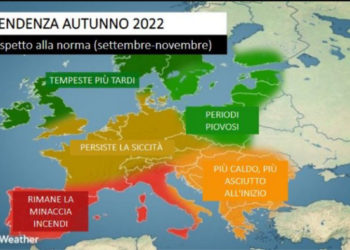 Meteo: ottobre, novembre e autunno 2022. Previsioni di Accuweather, RISCHIO NUBIFRAGI?