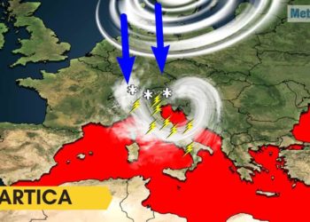 Meteo: burrasca ARTICA verso l’ ITALIA. Dopo i NUBIFRAGI ecco il freddo