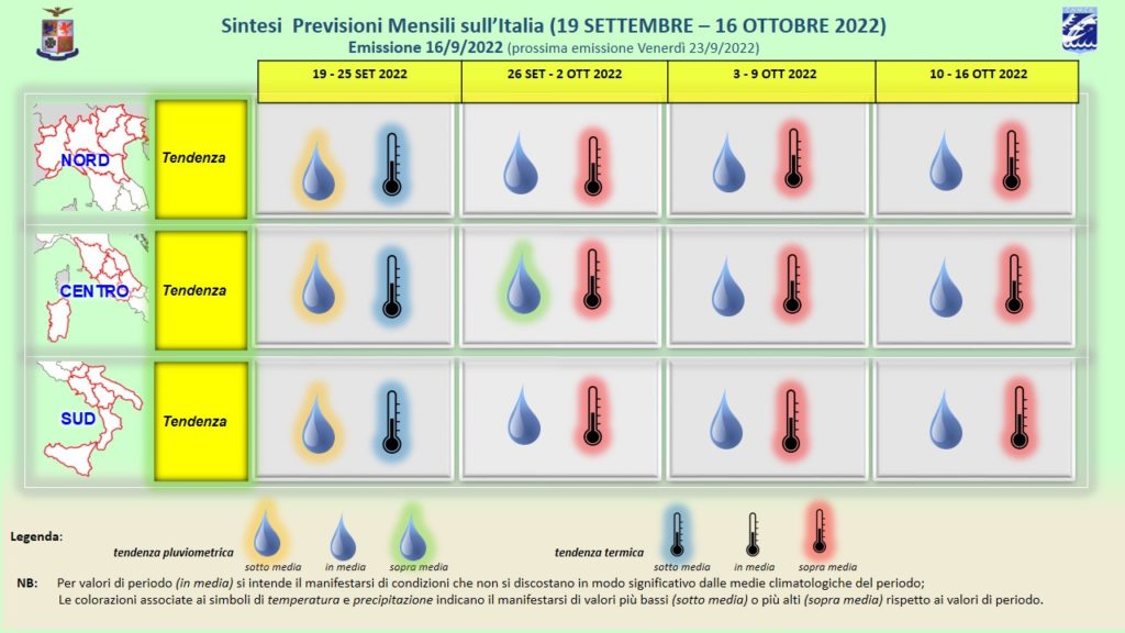 Meteo aeronautica ottobre 2022