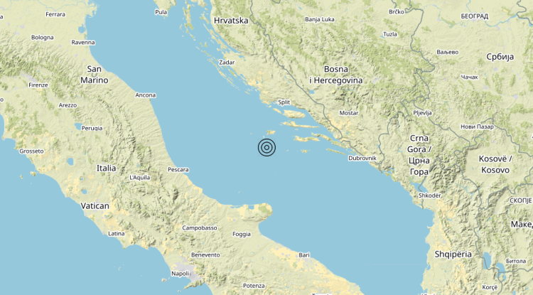 Terremoto Adriatico Centrale (MARE) – Magnitudo 3.2