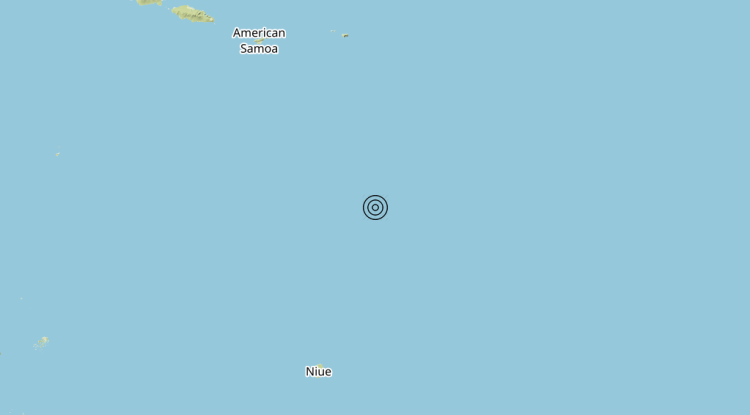 Terremoto Niue [Sea] – Magnitudo 5.9