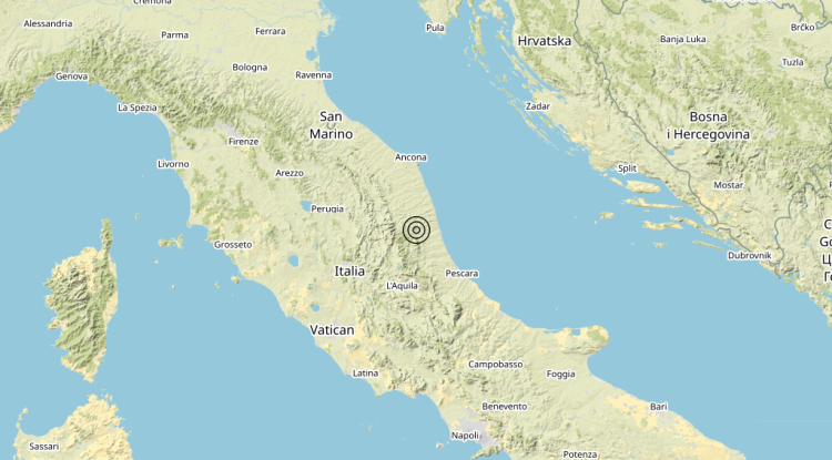 Terremoto 4 km SW Folignano (AP) – Magnitudo 4.1 Terremoto 4 km SW Folignano (AP) – Magnitudo 4.1