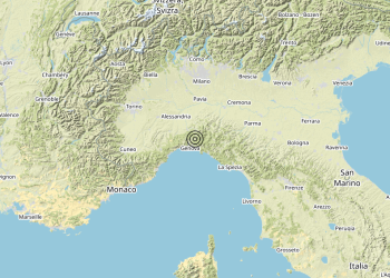Terremoto 2 km W Bargagli (GE) – Magnitudo 4.1