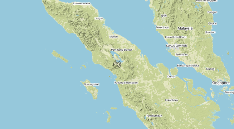 Terremoto Northern Sumatera, Indonesia [Land: Indonesia] – Magnitudo 5.8