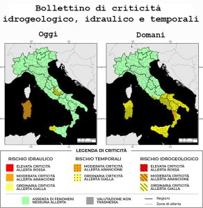 Bollettino di allerta meteo del 12/10/2022