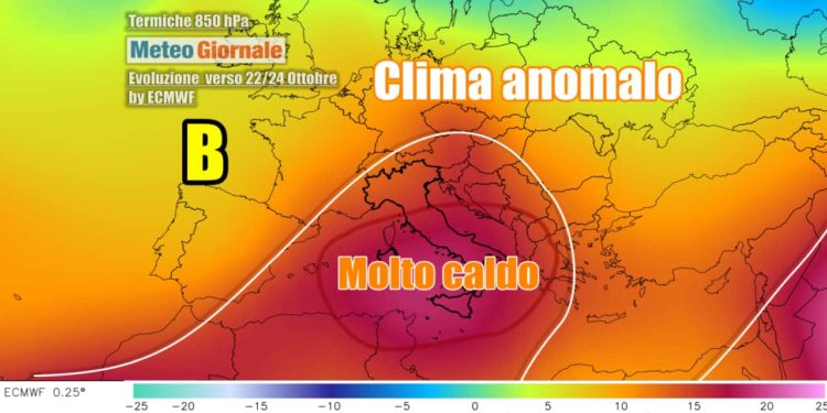 Meteo: caldo AFRICANO per 7 giorni. Poi confermato LA NEVE a quote BASSE con 20 GRADI in meno Meteo: caldo AFRICANO per 7 giorni. Poi confermato LA NEVE a quote BASSE con 20 GRADI in meno