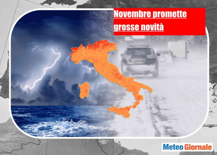 Meteo: novembre 2022 il GRANDE DRAMMA. Circa 20 gradi in MENO e NEVE a QUOTE BASSE. Ecco quando e dove