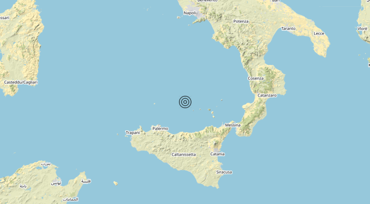 Terremoto Tirreno Meridionale (MARE) – Magnitudo 3.1