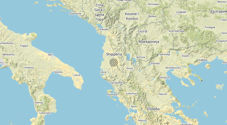 Terremoto Albania [Land] – Magnitudo 3.0