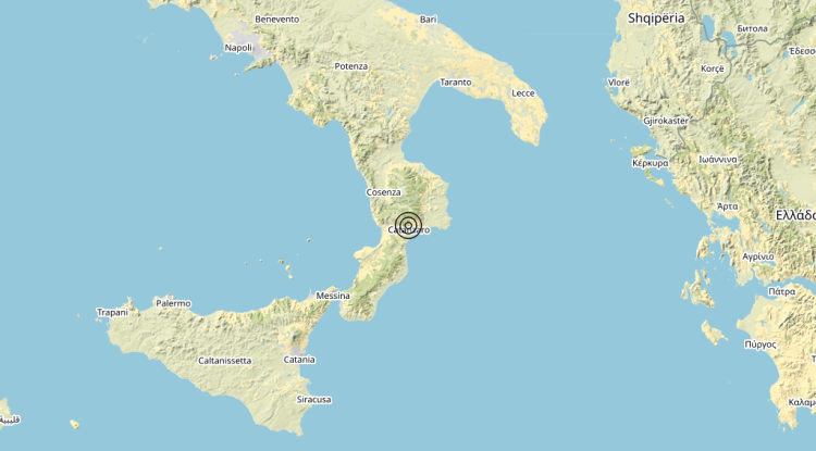 Terremoto 8 km E San Floro (CZ) – Magnitudo 3.0 Terremoto 8 km E San Floro (CZ) – Magnitudo 3.0